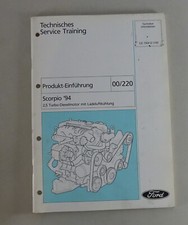 Technische Information 00/220 Einführung Ford Scorpio '94 2,5l Turbo Diesel