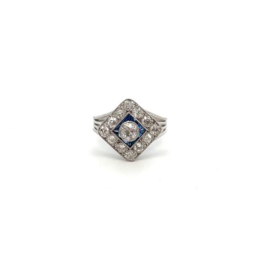 Ring mit altschliff - mit, altschliff-diamanten