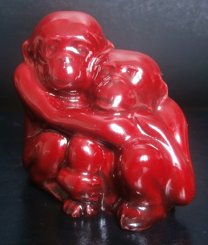 Royal doulton flambe monkeys - royal,