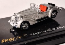 1936 Wanderer W25K Roadster, Vitrinenmodell Ricko 1:87 m. OVP, Sammlungsauflösg.