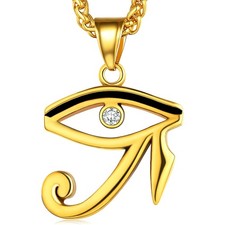 Halskette Horusauge Edelstahl