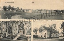 AK - Litho - Konnersreuth - Total Kirche Geburtshaus Theresia Neumann ~1920/30