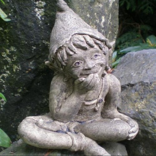 Steinfigur garten hunsrück - -,