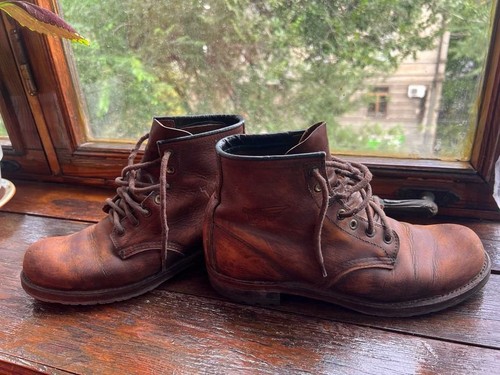 Men red wing boots brown - red,
