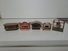 Faller H0 5 Kirmes Buden Figuren Beleuchtung Kiosk Scherenschnitte Hau den Lukas