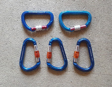 Klettern aluminium karabiner - -,