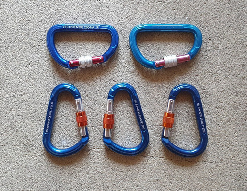 Klettern aluminium karabiner - klettern,