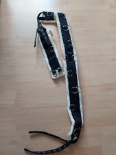 Longiergurt comfort  gr. WB schwarz/Natur, mit 13 Ringen