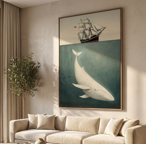 Moderne abstrakte kunst wal - moderne,