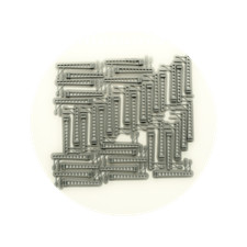 Oberleitung Einzelträger 'als Matte', 40x Masten, Spur N, grau, unlackiert