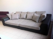 Big Sofa XXL "Rundlehne" mit