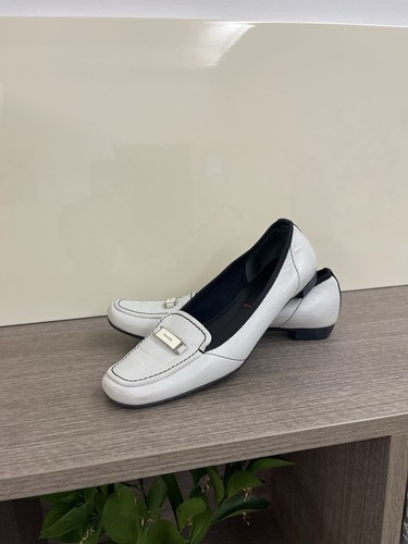 Prada ballerinas leder weiß - prada,