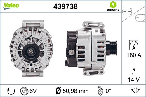 Valeo 439738 generator - valeo,