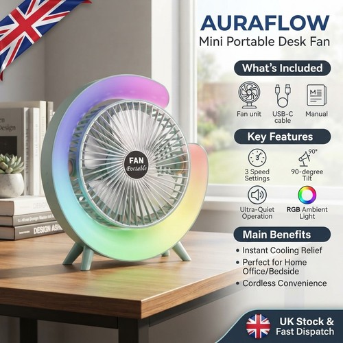 Kompakter usb tischventilator - kompakter, usb-tischventilator
