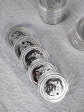 1 Oz Lunar II Drache 2012 Silbermünze 999 Ag BU Unz 