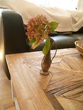 Alte Vase Kelch Metall Höhe : 18 cm aus Nachlass 50er Jahre  SHABBY