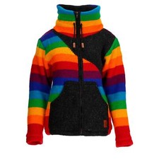 Strickjacke Goa Wolle Bunte