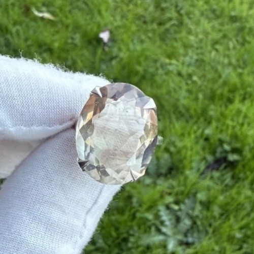 Citrin ring solitär statement - citrin,