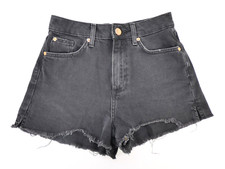 Schwarze Jeansshorts