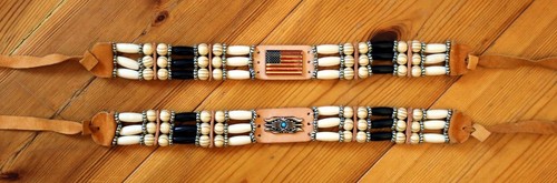 Indianer choker kette schwarz - indianer,