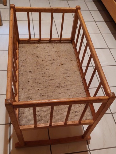 Puppenwiege aus holz x - l, 56
