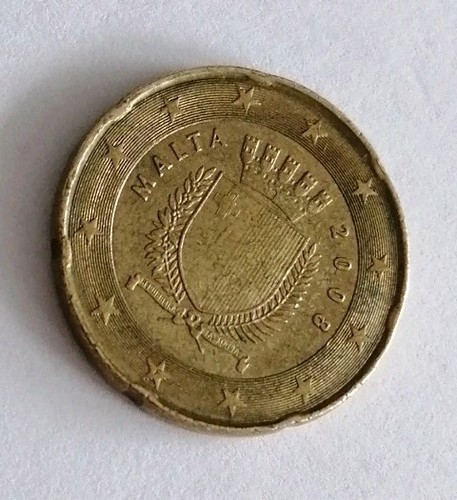 Cent münze malta mit im - cent,