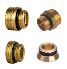 Doppel Nippel mit o-ring 3/4"