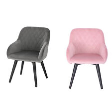 Kinderstuhl mit Lehnen Kindermöbel Kinderhocker Samt Metall Stuhl Kinderzimmer