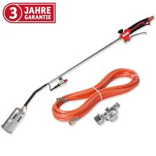 WALTER Anwärmbrenner mit Piezo, Unkrautvernichter Gasbrenner Abflammgerät