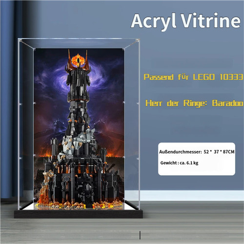 Transparenter acryl vitrine - acryl,