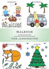 Malbuch Ausmalbilder - Vier