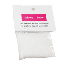 Schnee für Do-it-Yourself Schneekugel - feiner Schnee
