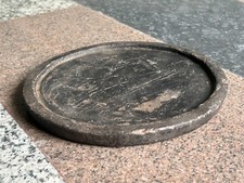 Antike Schwarze Stein Runde