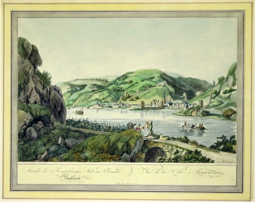 Bacharach gesamtansicht - bacharach,