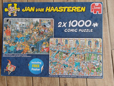 Jan van Haasteren 2 X 1000 Teile Weihnachtswerkstatt und Silvesterparty