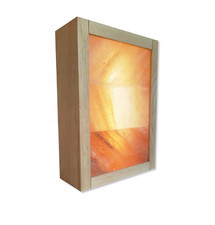 Saunalampe Salzkristalle