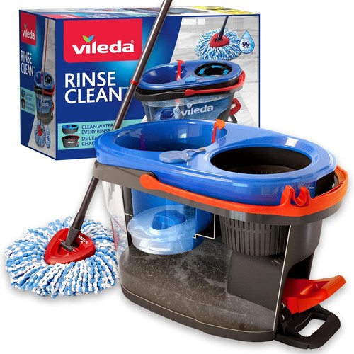 Vileda rinseclean spin mop - vileda,
