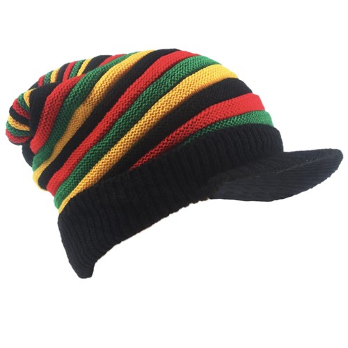 Jamaika rasta mütze aus wolle - rasta-mütze,