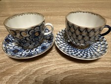 2 Mokkatassen mit Untertassen