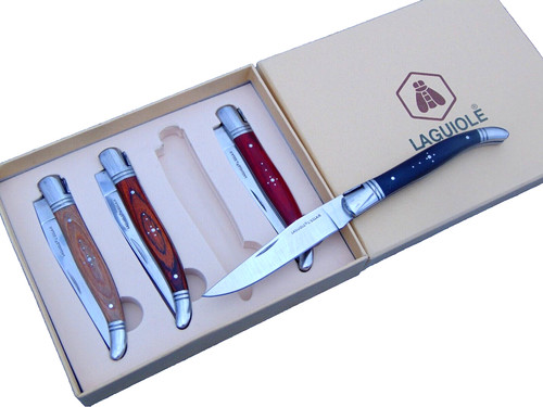 Laguiole taschenmesser 4er set - taschenmesser,