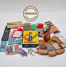 Nähgarn Konvolut Vintage + Stopfgarn + Stopfpilz + Nähnadeln + Nähzubehör
