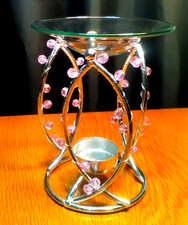 Duftlämpchen glas metall - duftlämpchen,
