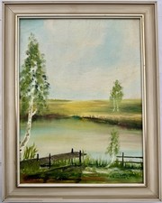 Original RUSSISCHE ÖLGEMÄLDE, Öl auf Leinwand, signiert, ca. 1970, 40,0 x 30,0cm