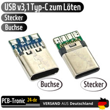 USB 3.1 Typ C Löt Stecker