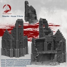 Dark Realms Arkenfel House 3 Ruins Herr Der Ringe Tabletop  Fantasy