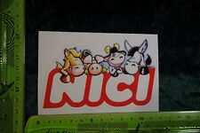 Alter Aufkleber Kleidung Spielzeug Stofftiere Plüschtiere Baby Kinder     NICI