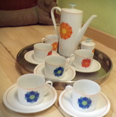 Pril blumen kaffeeservice - kaffeeservice, 70er