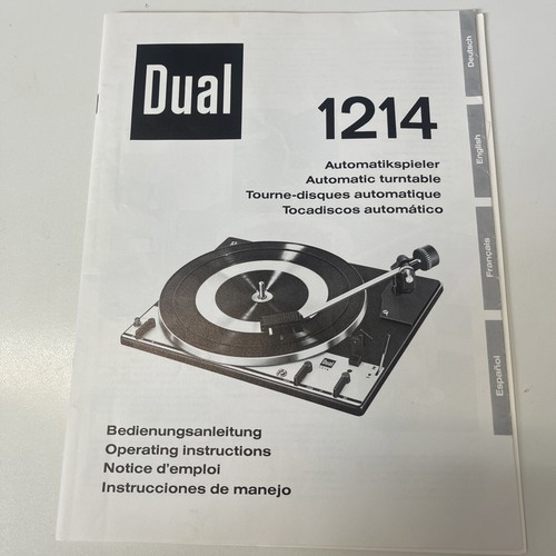 Dual 1214 und cds - dual, 650