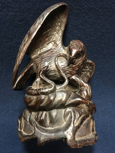 Holzschnitzerei skulptur falke - holzschnitzerei,