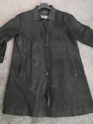 Vintage ledermantel trenchcoat - vintage,